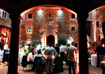 proiezione loghi Dj eventi matrimonio toscana